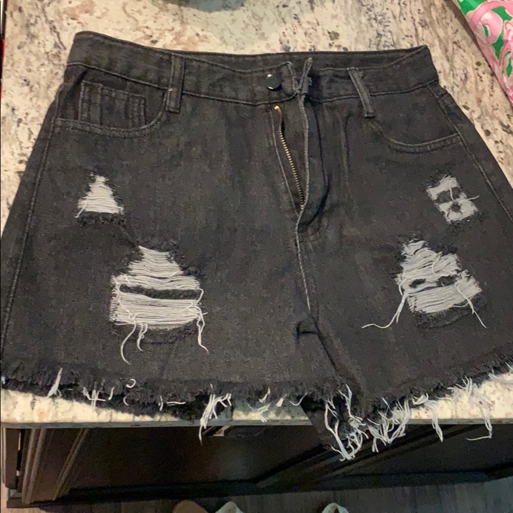 High waisted shorts